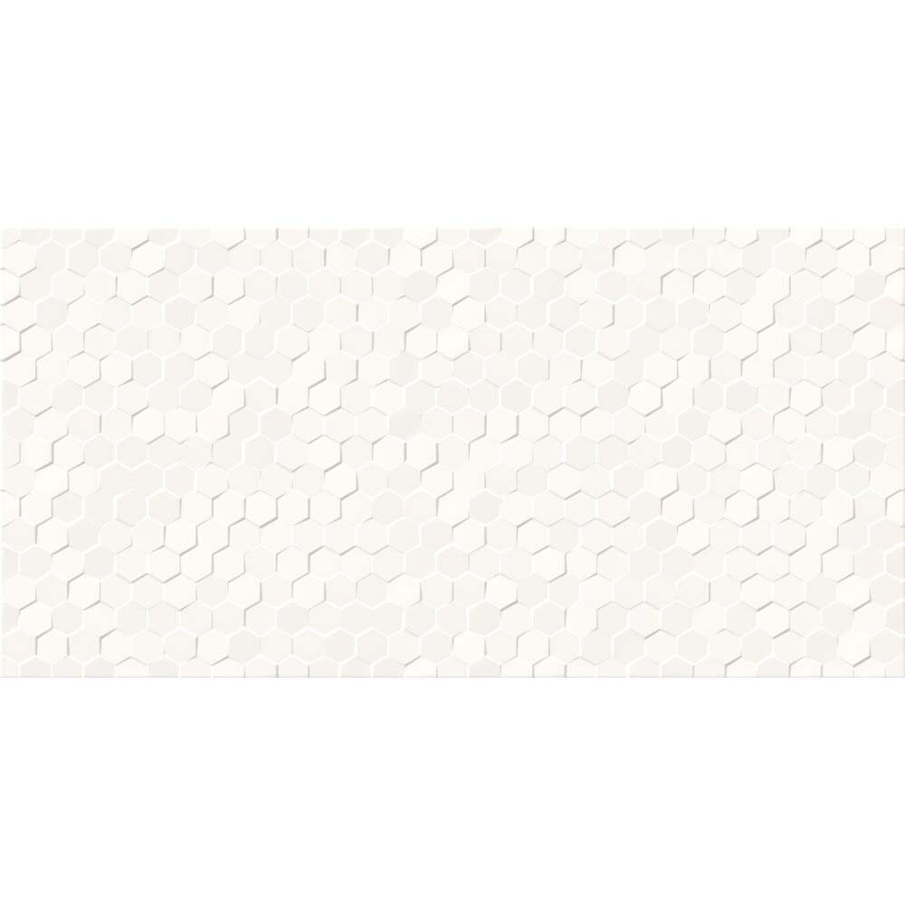 OBKLAD ALTERIO WHITE SMALL HEXA STRUCTURE SATIN 29,8X59,8