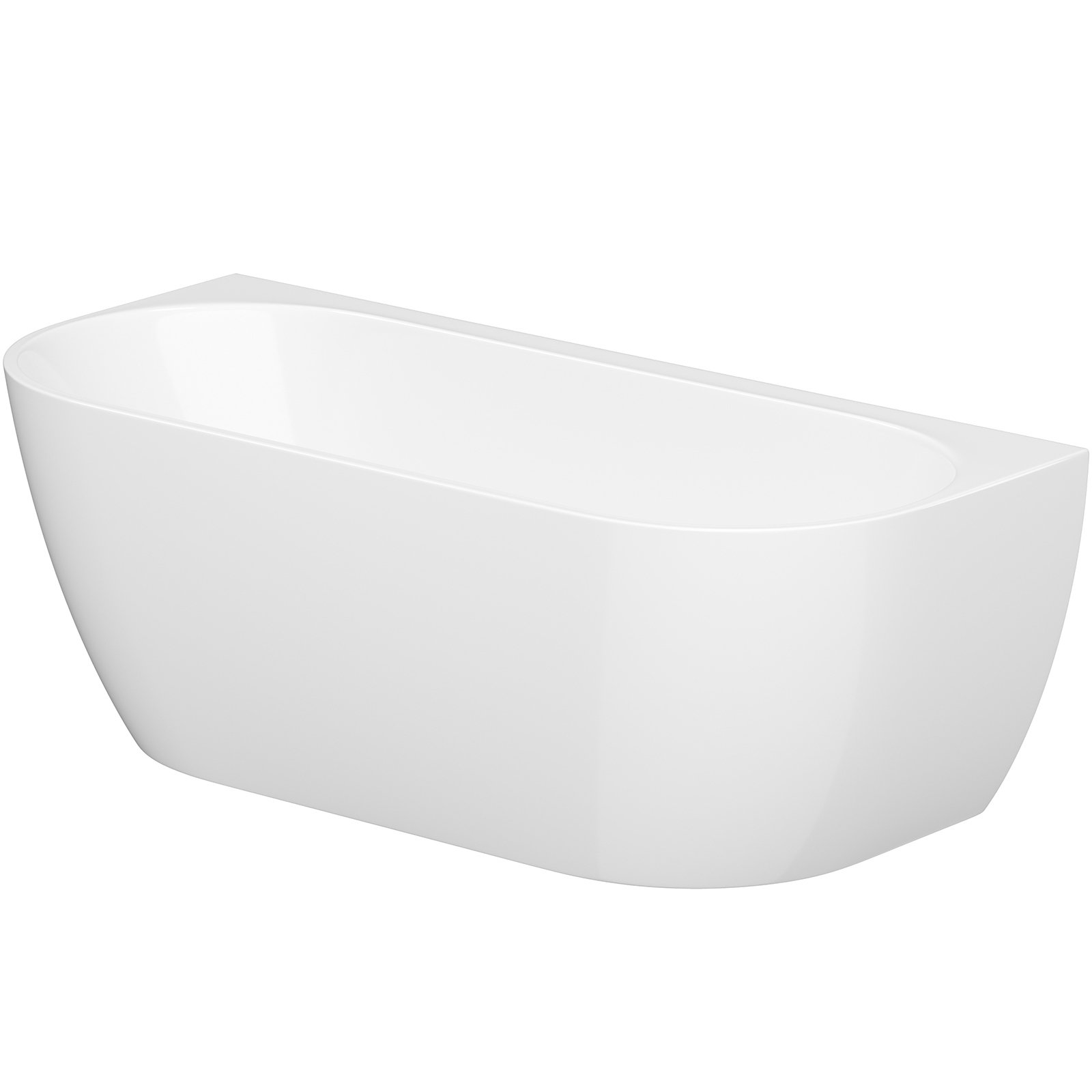 CERSANIT Voľne stojaca vaňa GARDA nástenná biela 165x75 S1016-004