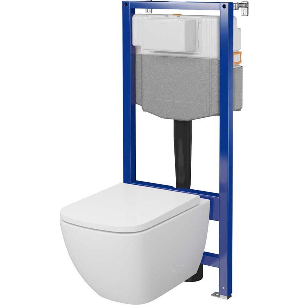 CERSANIT AQUA 50 PNEU QF podomietková súprava ZEN PRO SQUARE miska, doska z duroplastu S701-887