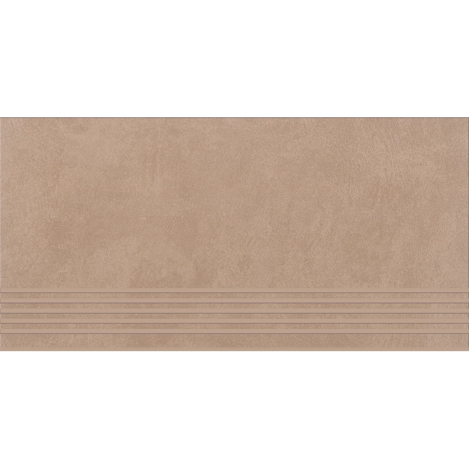 Dlažba Schodovka imitácia betónu ARES hnědá matná 29,8x59,8 cm Cersanit