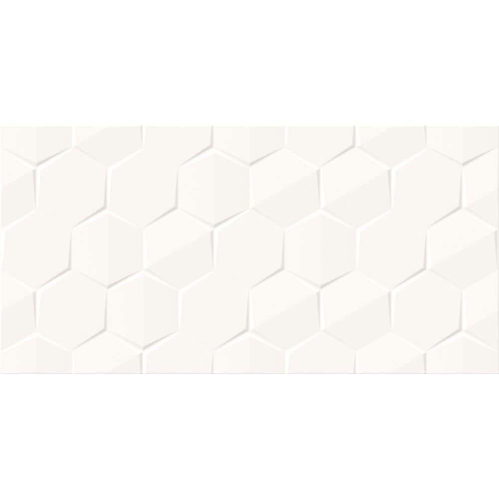 OBKLAD ALTERIO WHITE HEXA STRUCTURE SATIN 29,8X59,8