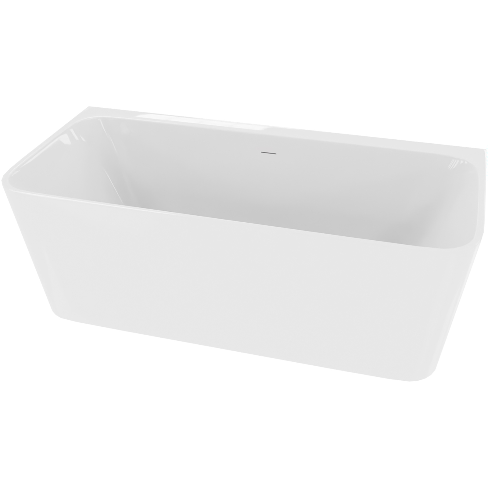 LAVITA samostatne stojaca nástenná vaňa MENSOLA S 150 cm biela JS-761K