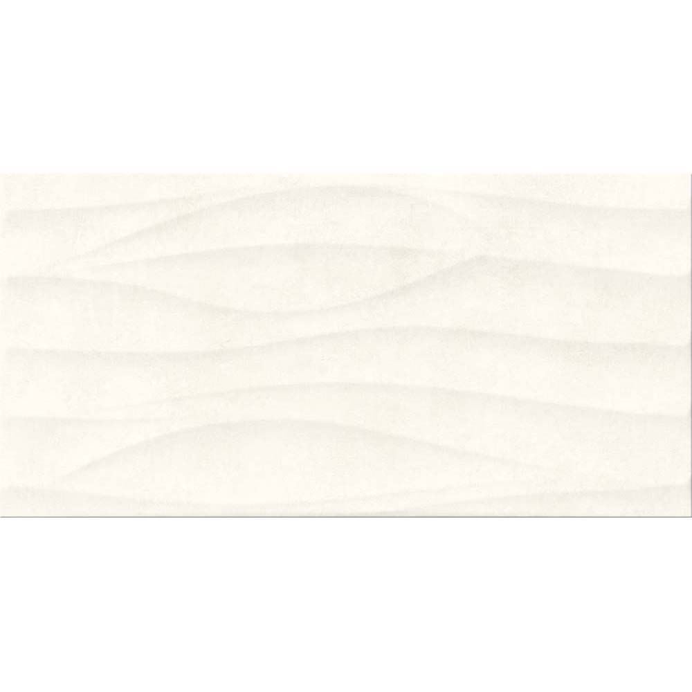 Obklad imitácia betónu ANTIKO WALL bílý satén 29,8x59,8 cm Cersanit