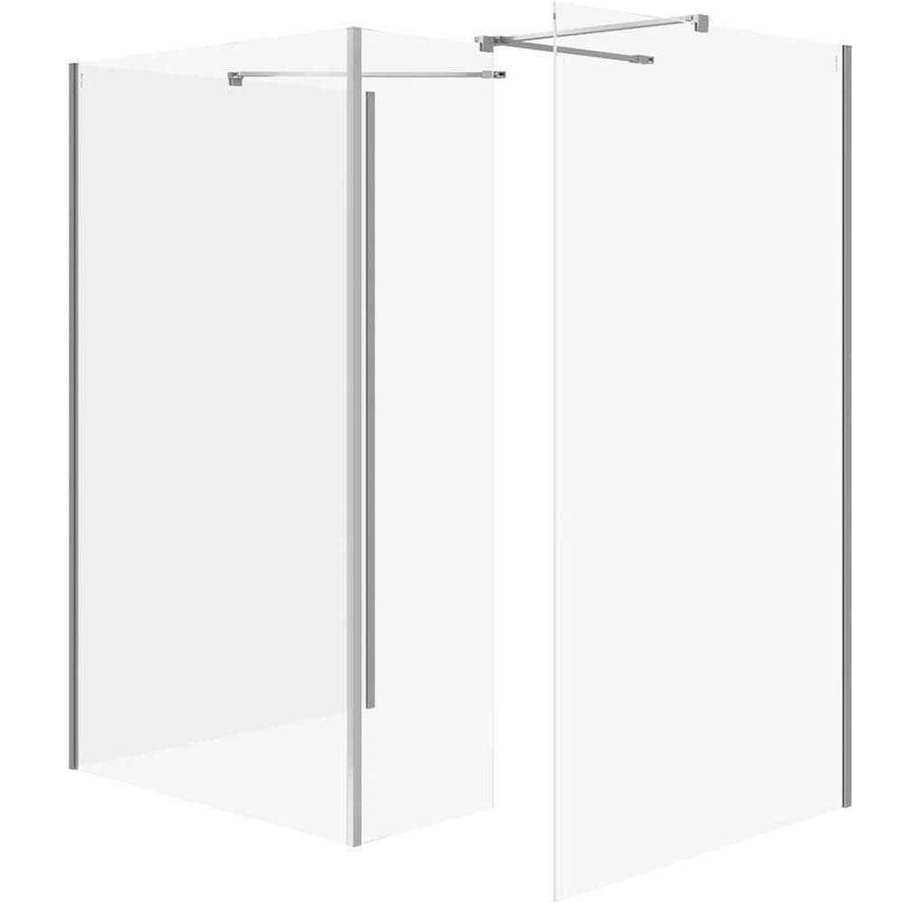 CERSANIT Sprchový panel walk-in MILLE 90x90x90x30x200 chróm S601-193