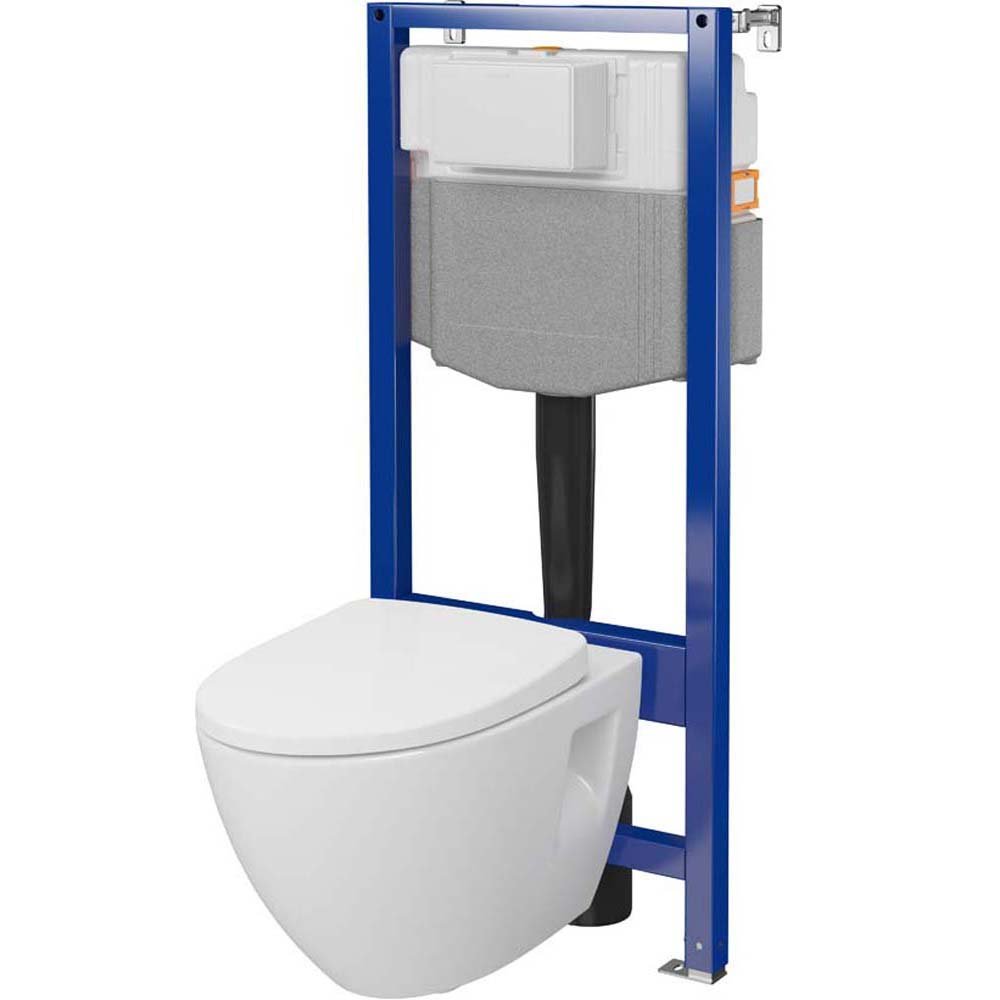 Mechanická podomietková súprava CERSANIT AQUA PLUS s miskou a doskou MODUO S701-814