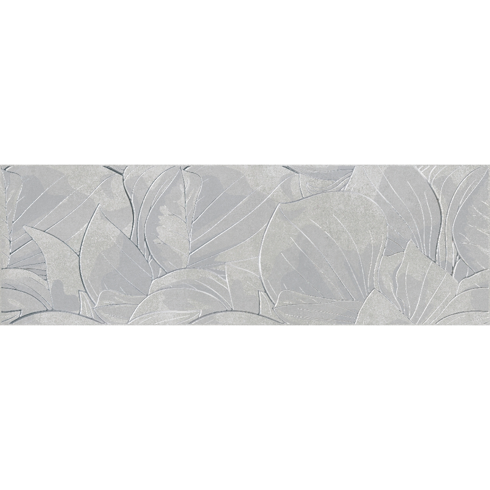 OBKLAD FLOWER CEMENTO LIGHT GREY INSERTO 24X74