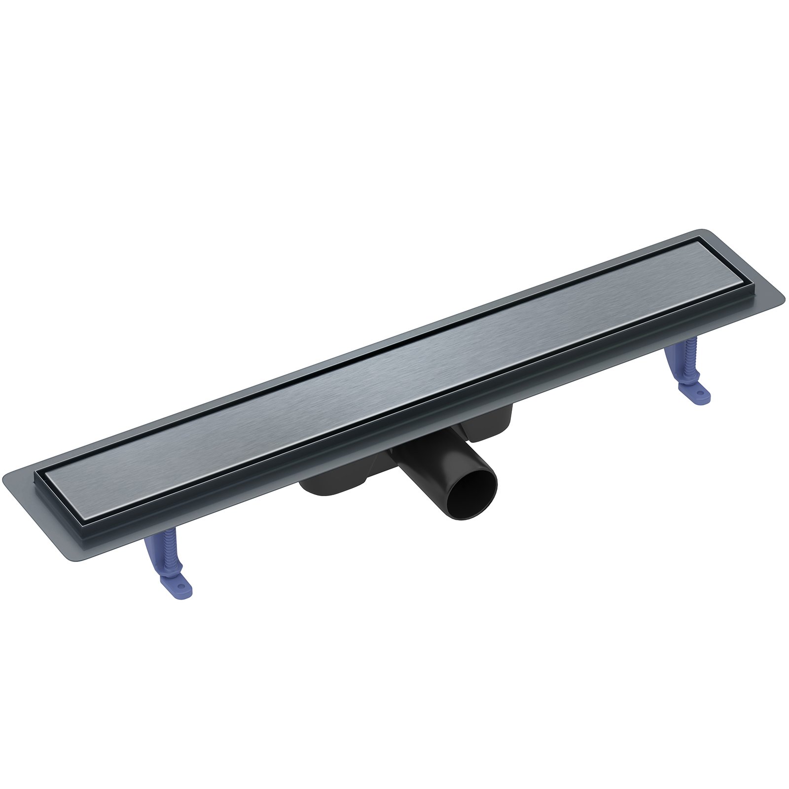 CERSANIT Lineárny odtok TAKO 60 s obojstrannou roštovou čiernou kovovou S204-062