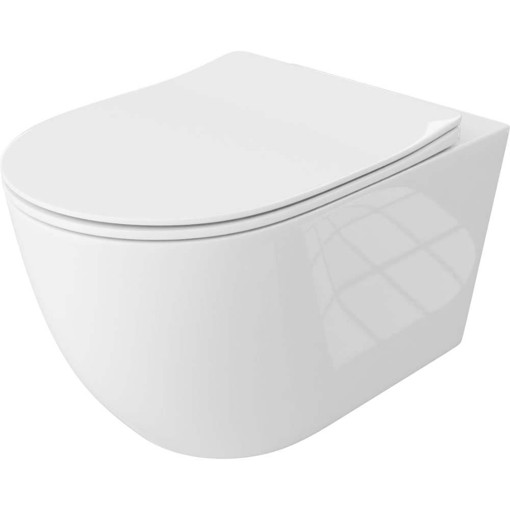 LAVITA zavesená toaleta SINTO 3.0 whirlpool s bielym duroplastovým sedadlom LAVITA zavesená toaleta SINTO 3.0 whirlpool s bielym duroplastovým sedadlom