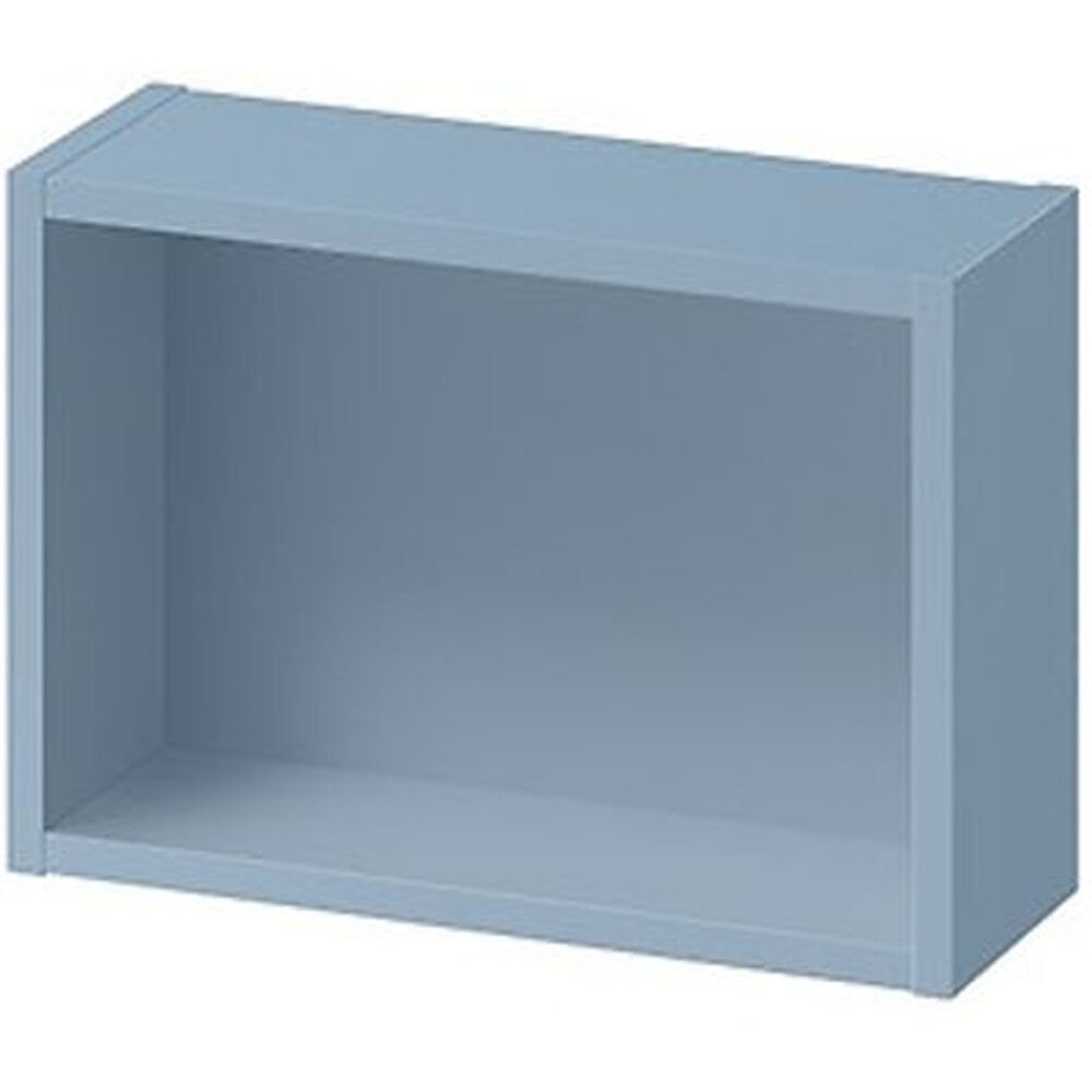 Závěsná koupelnová skříňka LARGA 40 modrá otevřená