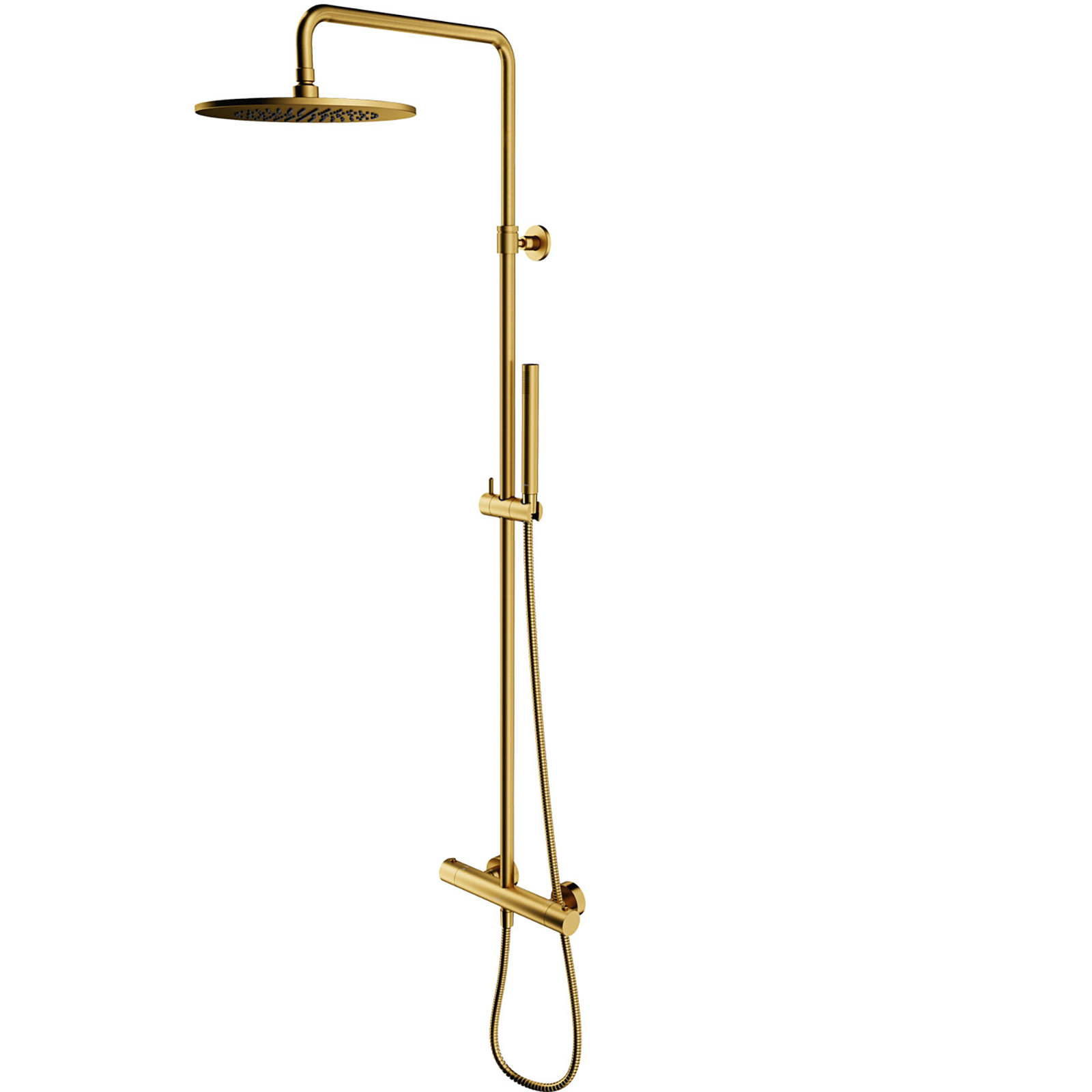 OMNIRES termostatický sprchový systém Y, povrchovo montovaný zlatý Y1244SUGLB