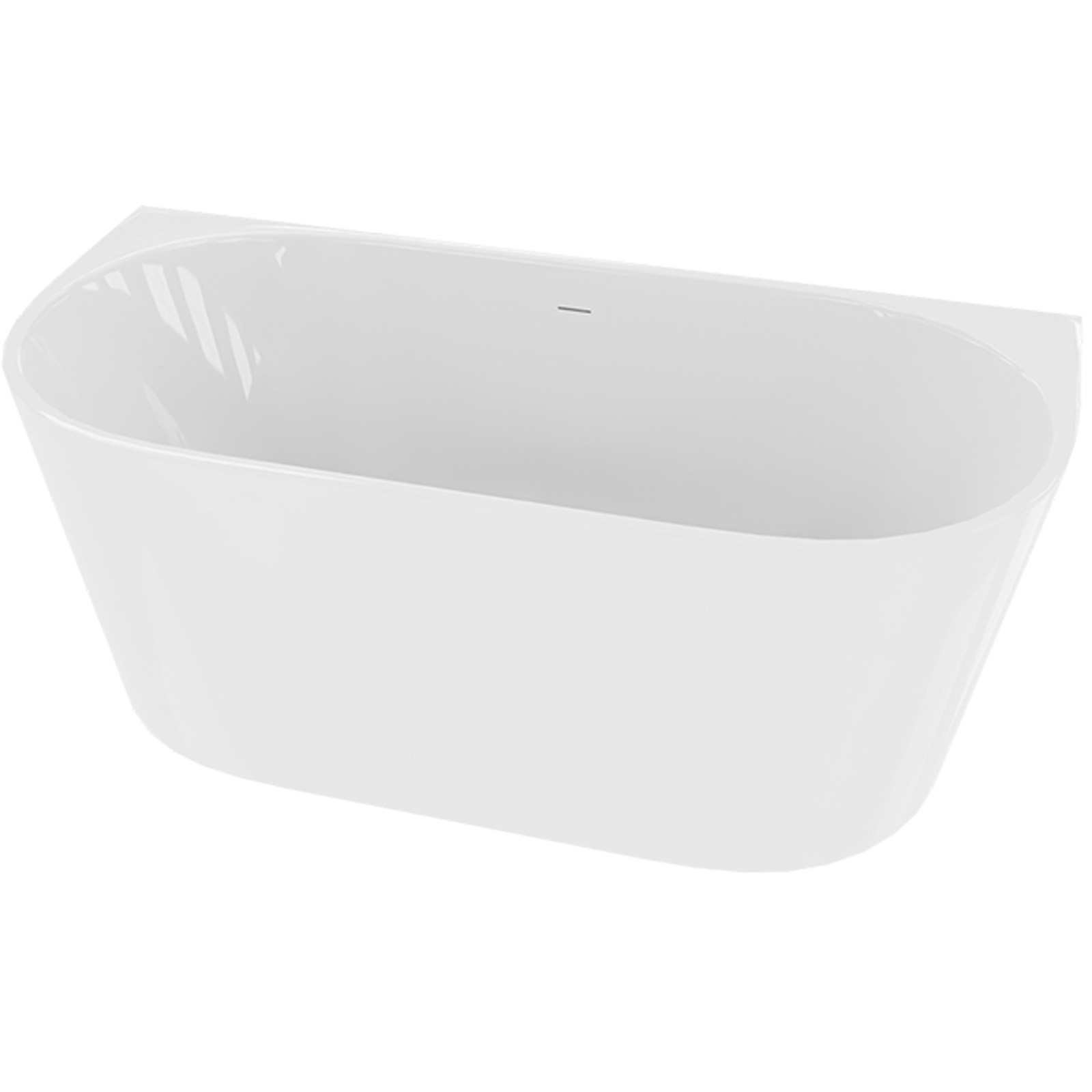 LAVITA samostatná nástenná vaňa DERA SLIM 160x75 cm
