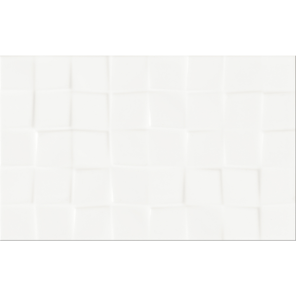 OBKLAD ALEXANDRINA WHITE STRUCTURE GLOSSY 25X40