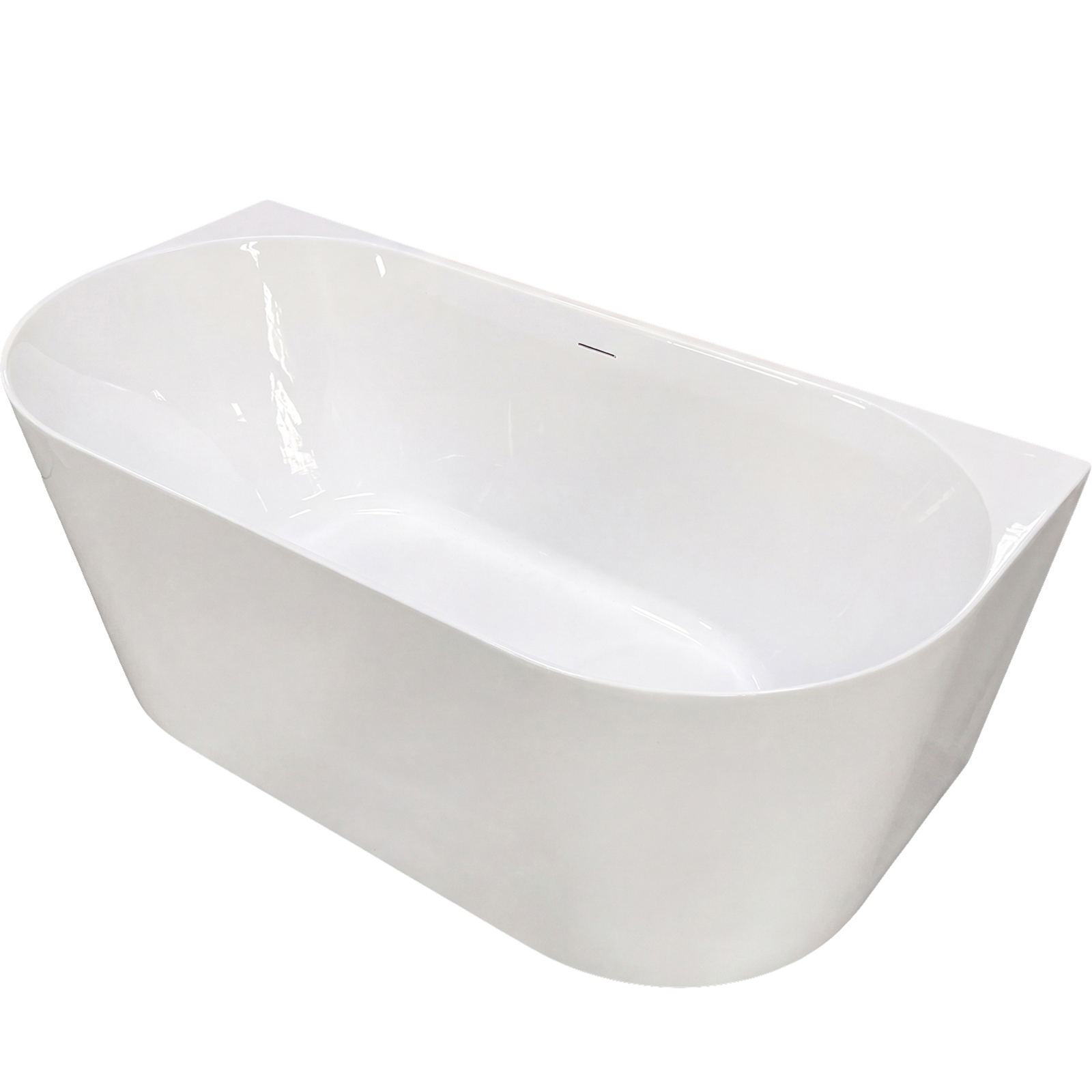 LAVITA Samostatná nástenná vaňa DERA SLIM 150x75 cm