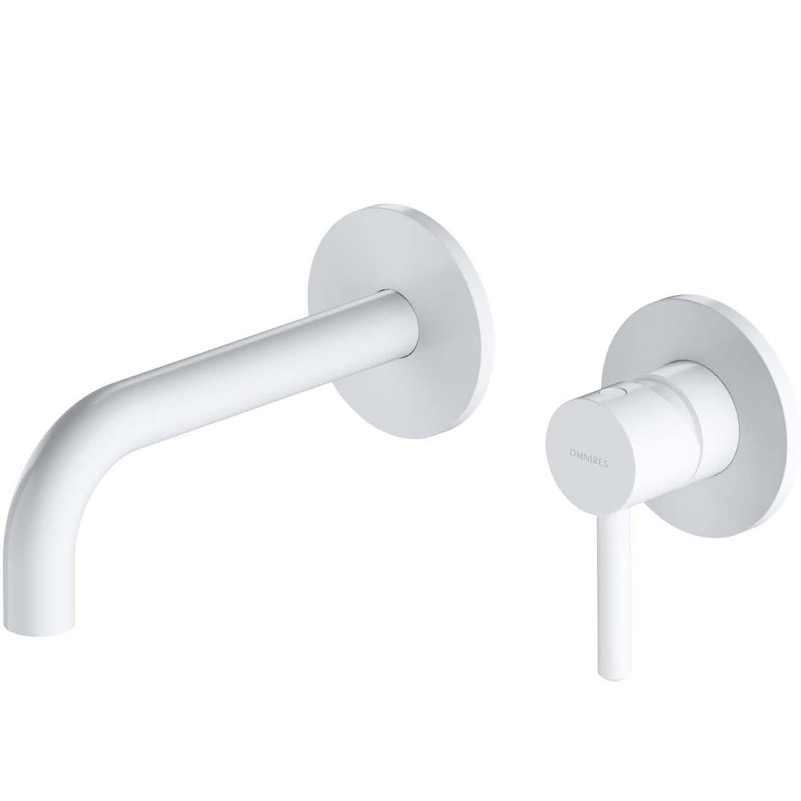 OMNIRES umývadlový kohútik Y zapustený biely matný Y1215HWM