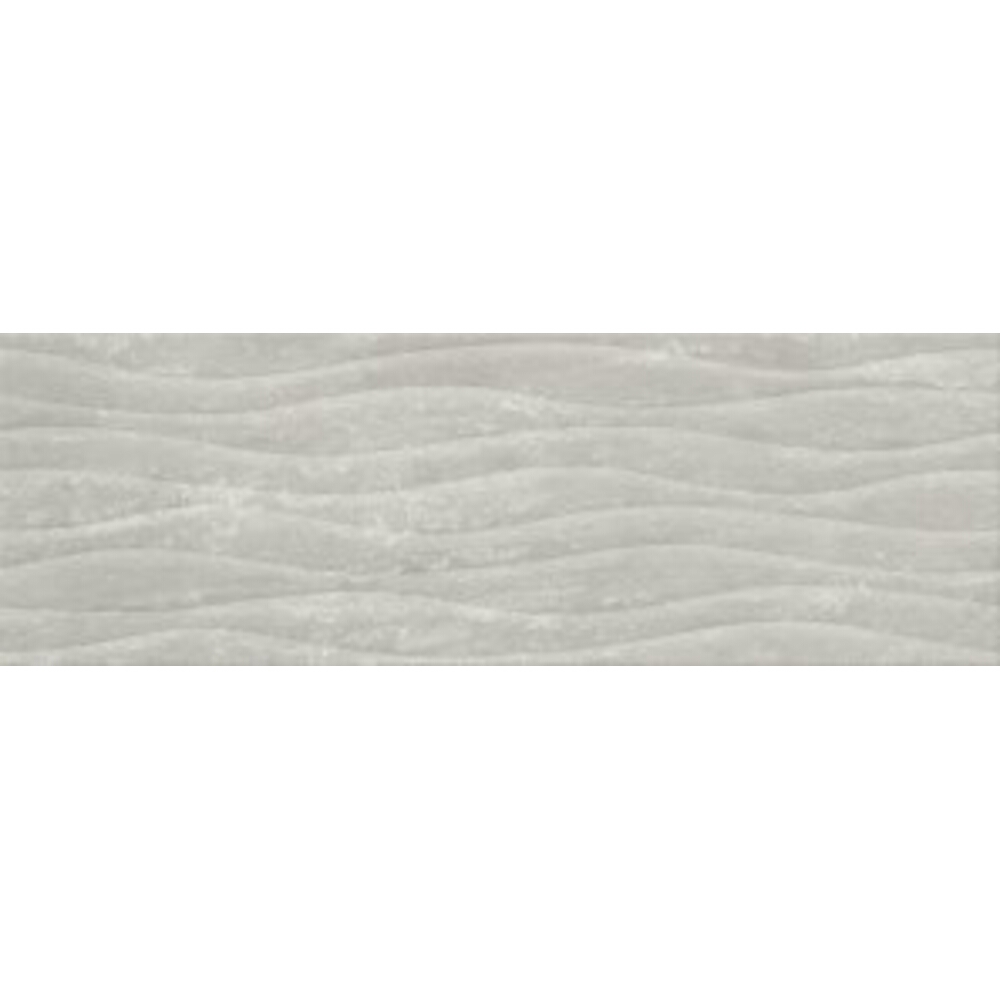 Obklad na stenu SOFT TRAVERTIN light grey structure glossy wave 20x60