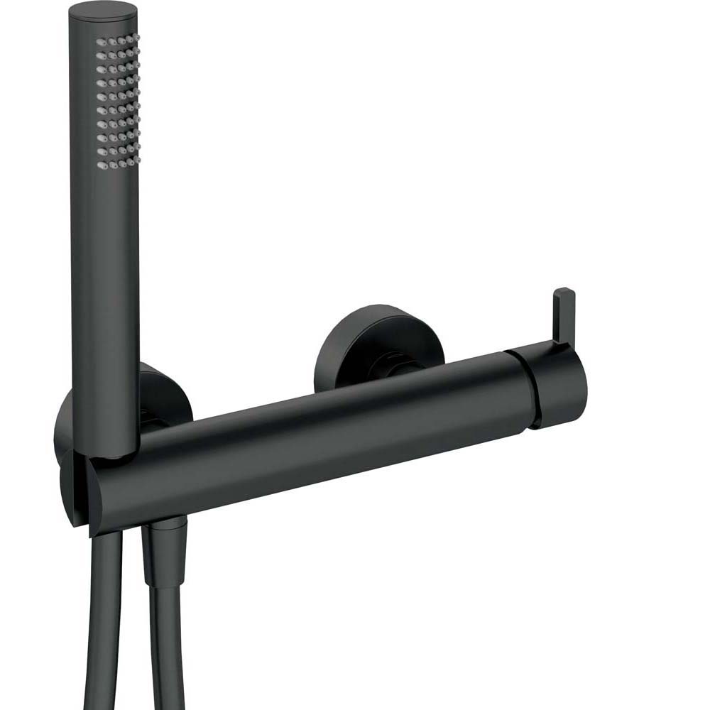DEANTE SILIA nástenný sprchový kohútik so sprchovým setom čierny BQS_N41M DEANTE SILIA nástenný sprchový kohútik so sprchovým setom čierny BQS_N41M