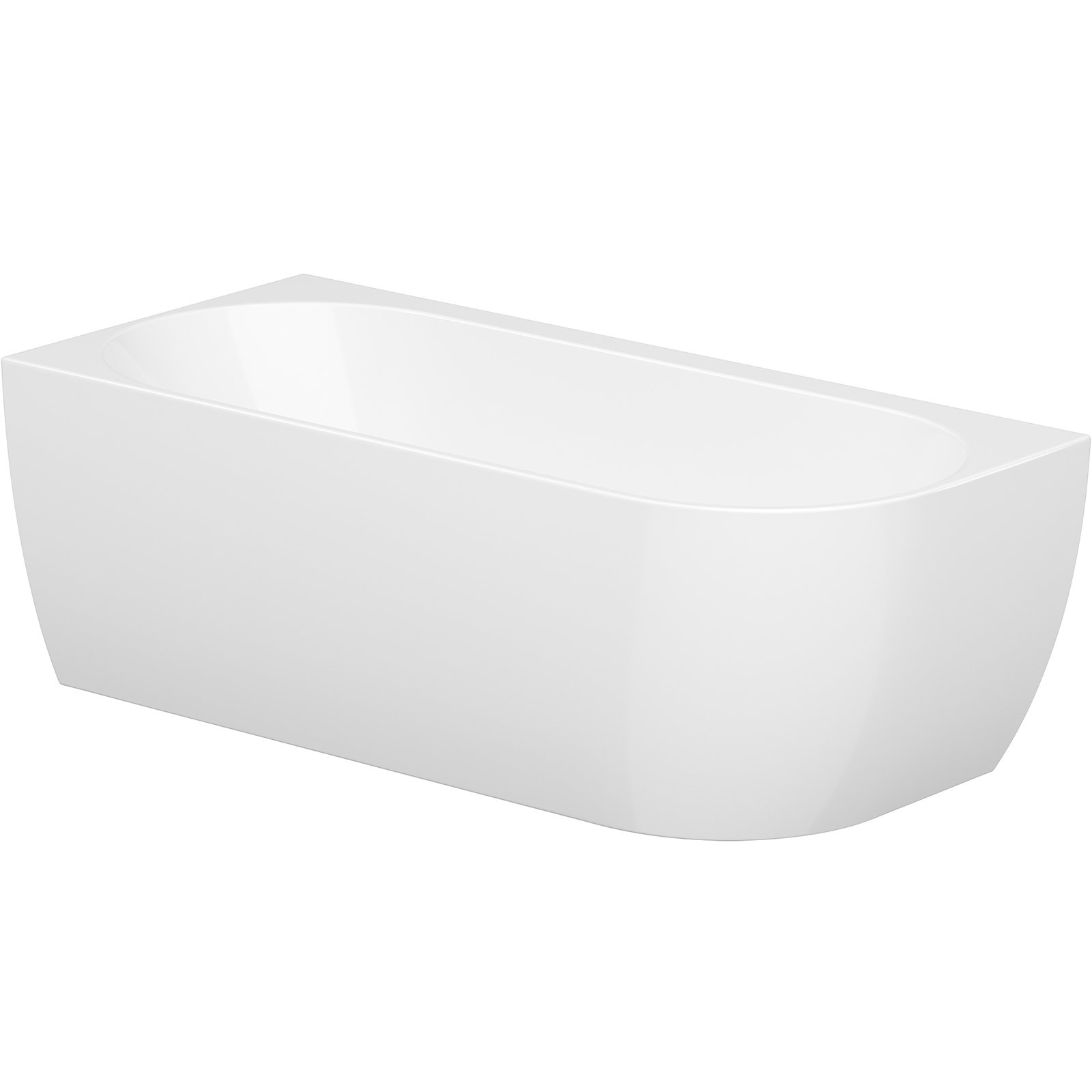 CERSANIT Voľne stojaca vaňa GARDA roh vľavo biely 165x75 S1016-002