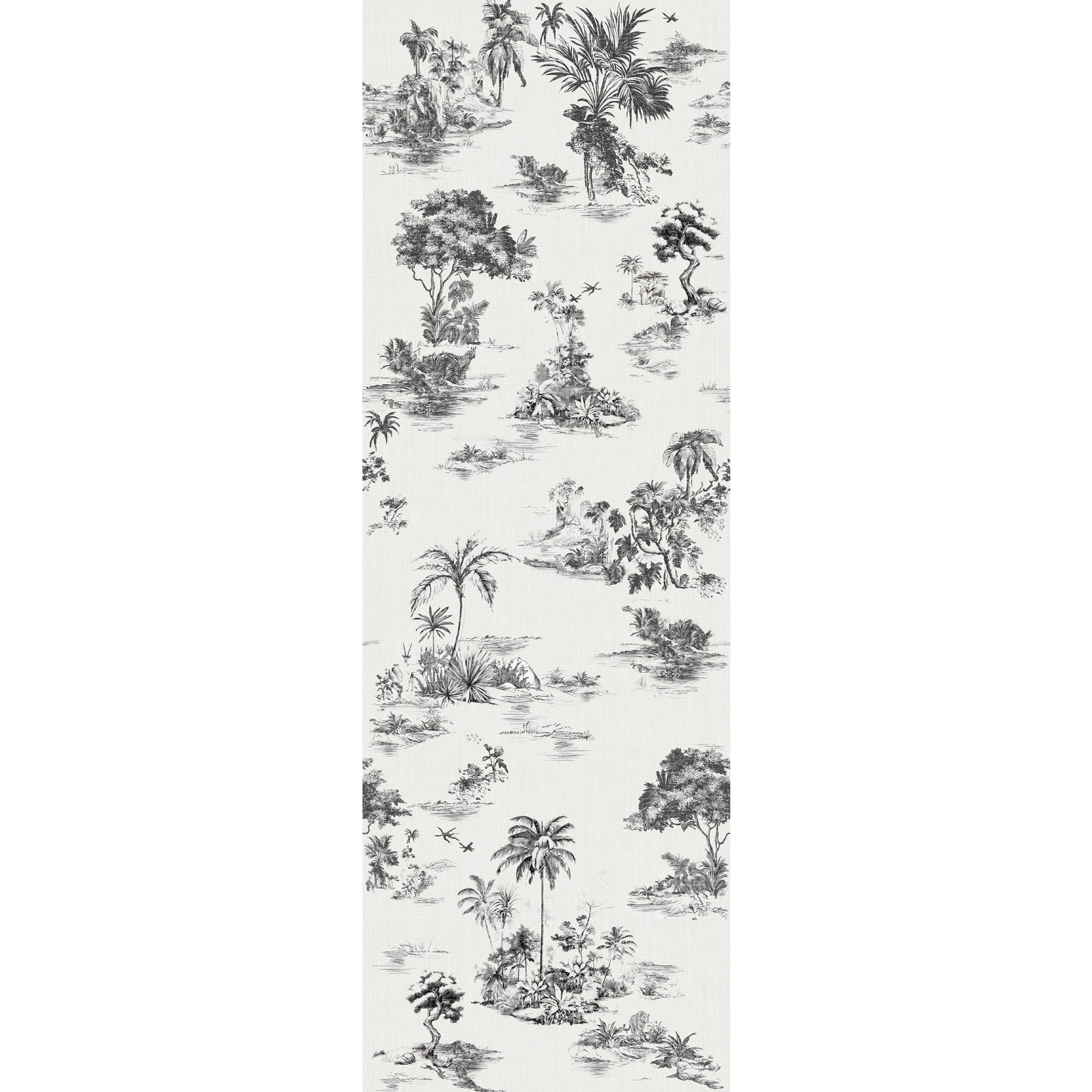 OBKLAD LUVIE WHITE WALLPAPER SAFARI SATIN 39,8X119,8