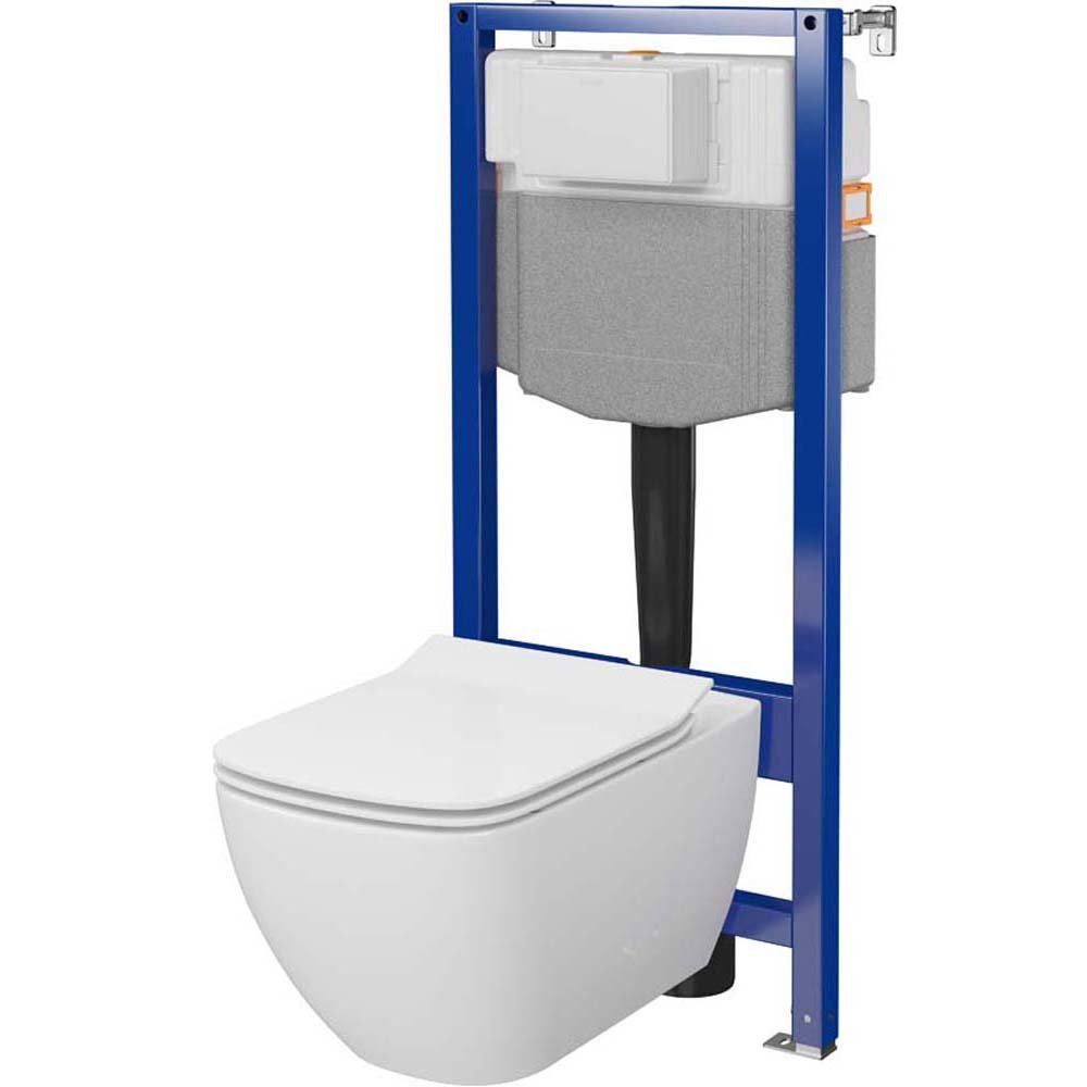 CERSANIT AQUA PLUS mechanická podomietková súprava s miskou a doskou VIRGO S701-805