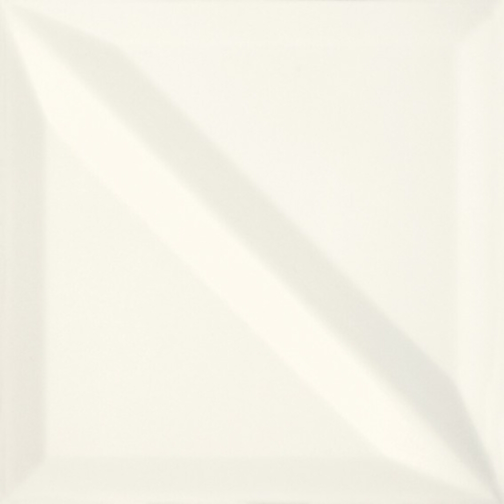 OBKLAD MONOBLOCK WHITE HALF BAR GLOSSY 20X20