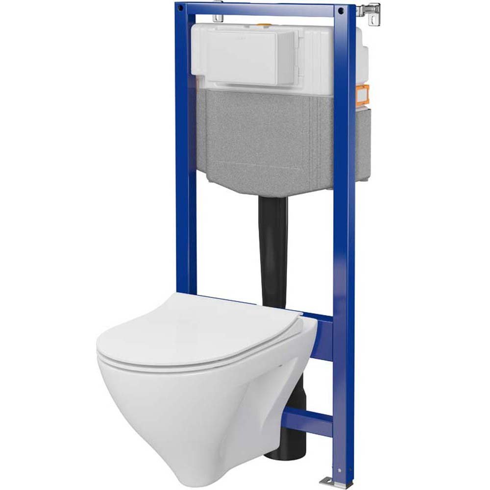 Mechanická podomietková súprava CERSANIT AQUA PLUS s miskou a doskou MILLE S701-821