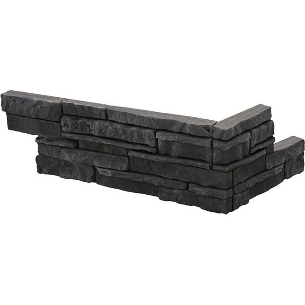 Roh pre dekoratívny obklad CONGO 1 grafitové STONES