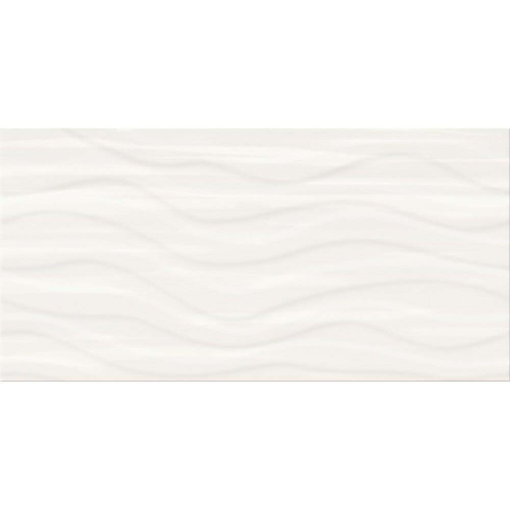 OBKLAD SOFT ROMANTIC WAVE WHITE SATIN 29,8X59,8 (II. AKOST)