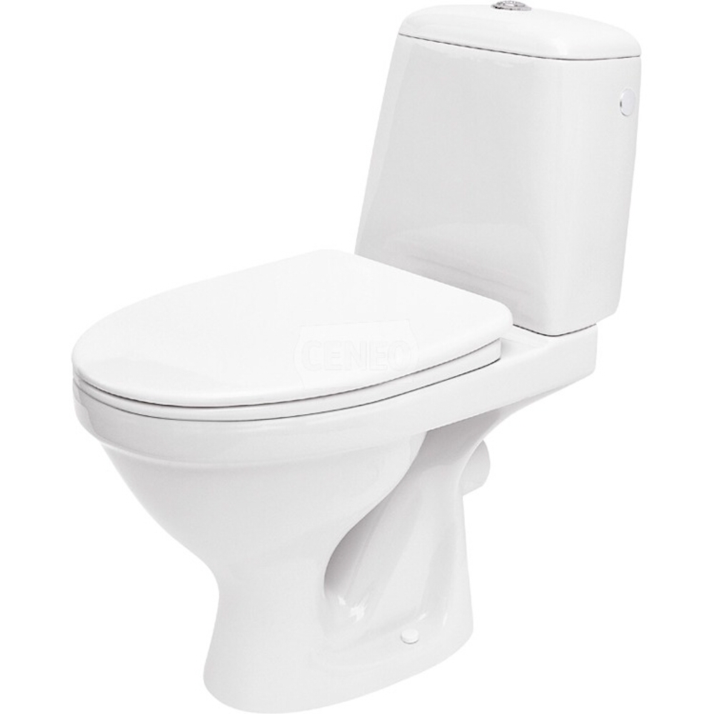 Kompaktné WC 65,5 22 eko e010 3/6l duroplastové sedadlo 77