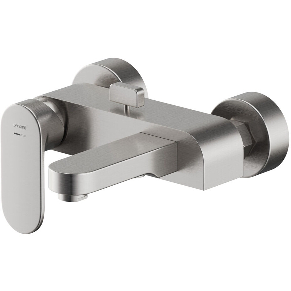 CERSANIT Nástenná vaňová a sprchová batéria CREA nikel S951-309