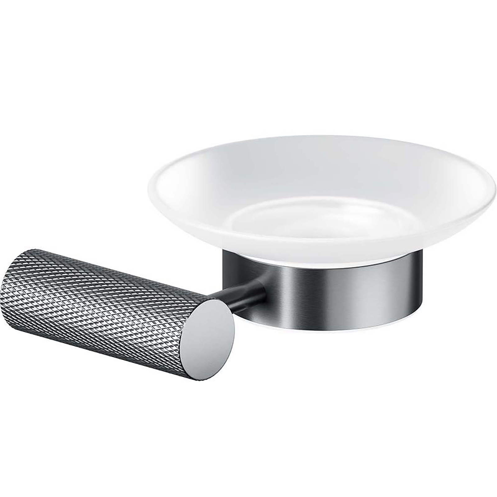 CERSANIT nástenná mydlová miska ZEN Gun Metal S951-896