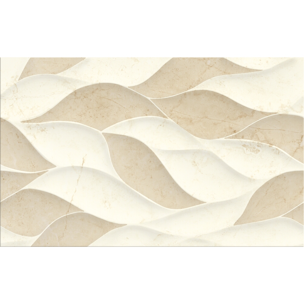 OBKLAD PINEVILLE CREAM/BEIGE STRUCTURE GLOSSY 25X40