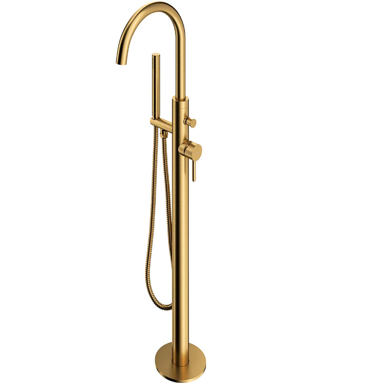 OMNIRES Y batéria do vane, voľne stojaca zlatá kefovaná Y1233GLB