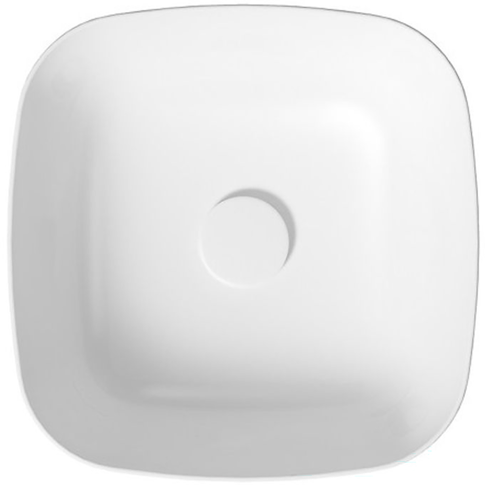 CERSANIT Umývadlo na dosku LARGA 38 štvorcové K677-004