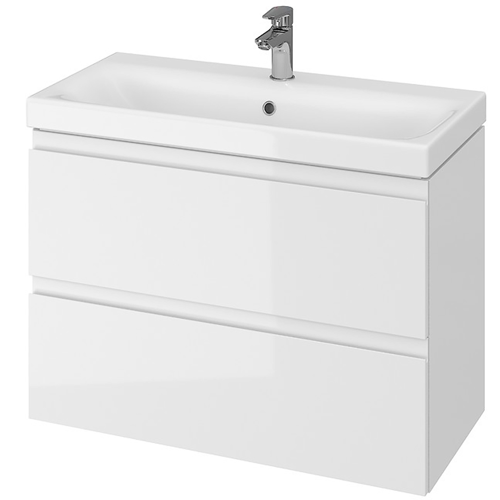 CERSANIT MODUO SLIM 80 DSM skrinka na umývadlo biela S590-002-DSM