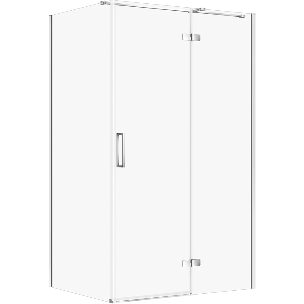CERSANIT Obdĺžnikový sprchový kút JOTA 120x90 pravý chróm, priehľadné sklo S160-025