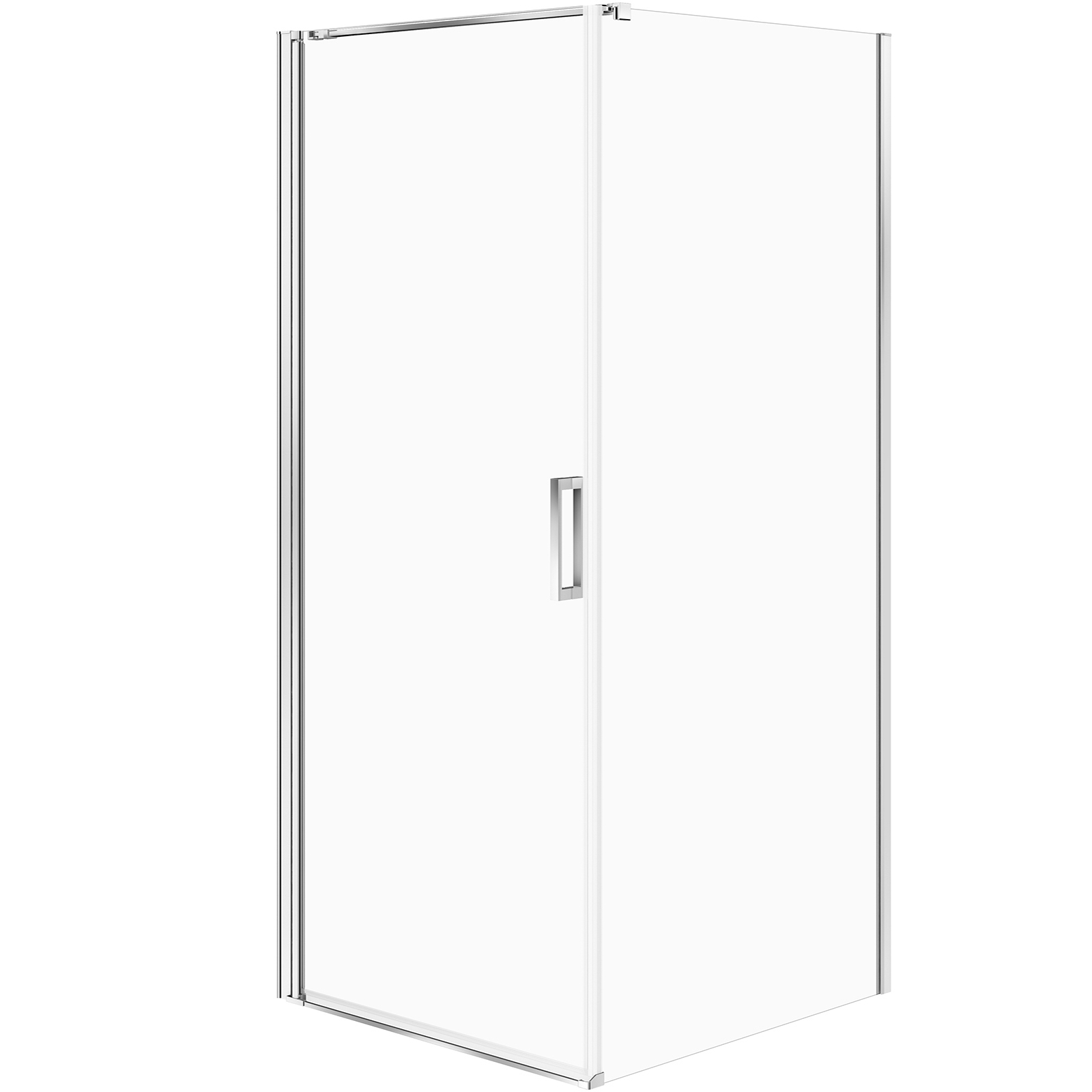 CERSANIT MODUO obdĺžnikový sprchový kút 80x90 cm chróm, priehľadné sklo S601-481